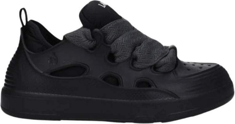 Lanvin Zwart Antraciet Curb Sneakers