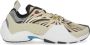 Lanvin Zwarte en gouden tech materiaal sneakers Beige Heren - Thumbnail 1