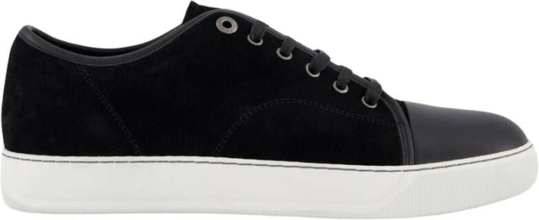 Lanvin Leren Sneakers voor Heren Stijlvol en Comfortabel Black Heren