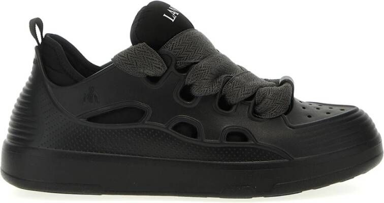 Lanvin Curb sneakers met verwijderbare binnenzool Black Heren