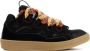 Lanvin Zwarte Sneakers met Paneeldesign en Vetersluiting - Thumbnail 3