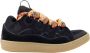 Lanvin Zwarte Sneakers met Logo en Gestikte Profielen - Thumbnail 1