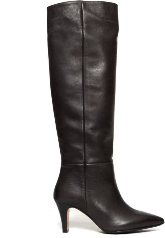 L'arianna Asphalt leren laarzen