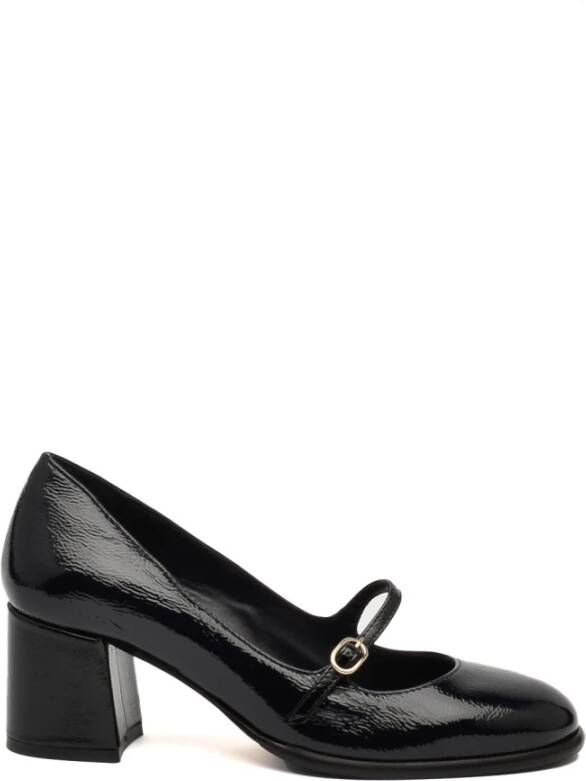 L'arianna Blauwe Nacht Patent Decolté Hakken Blue Dames
