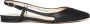 L'arianna Glitter lederen zwarte slingback schoenen Black Dames - Thumbnail 1