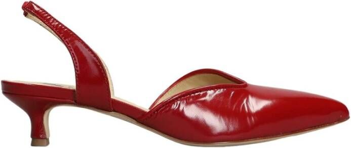 L'arianna Rode Slingback Pumps van Lakleer