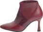 L'arianna Rode Suède Enkellaars Red Dames - Thumbnail 1