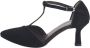 L'arianna Tanguera Suède Leren Samenstelling Schoenen Black Dames - Thumbnail 1