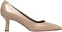 L'arianna Taupe Leren Decolleté Schoenen Beige Dames - Thumbnail 1