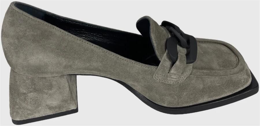 Laura Bellariva Velor Ossido Slipper Pumps - Foto 2