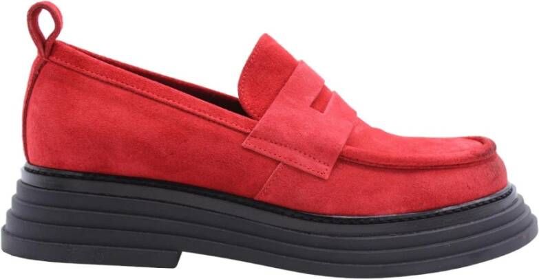 Laura Bellariva Marimba Loafers: Stijlvol en Comfortabel Red Dames