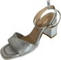 Laura Bellariva Metalen Gesp Hoge Hak Sandalen Grijs Dames - Thumbnail 1