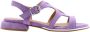 Laura Bellariva Platte Sandalen Purple Dames - Thumbnail 1