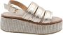 Laura Bellariva Raffia Sandalen met Gouden Details - Thumbnail 2