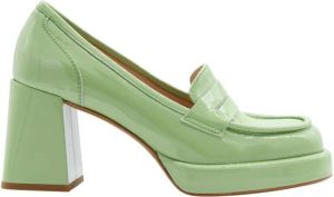 Laura Bellariva Stijlvolle Mocassin Pumps Groen Dames