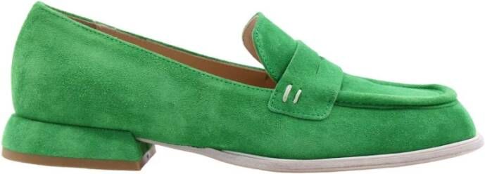 Laura Bellariva Stijlvolle Sicura Loafers voor Vrouwen Green Dames