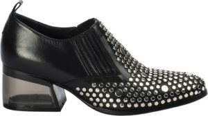Laura Bellariva Stoere Leren Zakelijke Schoenen Zwart Dames