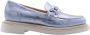 Laura Bellariva Suède Loafers Blue Dames - Thumbnail 1