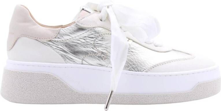 Laura Bellariva Trendy Leren Sneakers Wit Dames