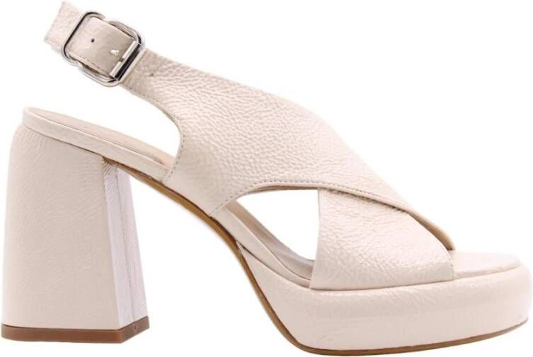 Laura Bellariva Urban Hoge Hak Sandalen Beige Dames