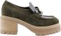 Laura Bellariva Ravel Loafers Stijlvolle en Verfijnde Heren Mocassin Green Heren - Thumbnail 2
