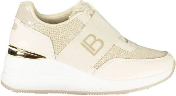 Laura Biagiotti Beige Damesneaker met Platform