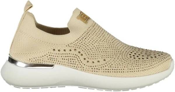 Laura Biagiotti Beige Damessneaker met Strass