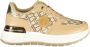Laura Biagiotti Beige Geborduurde Sneakers met Verwijderbare Binnenzool - Thumbnail 1