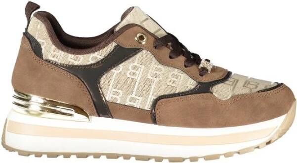 Laura Biagiotti Bruine Dames Sneaker met Platform
