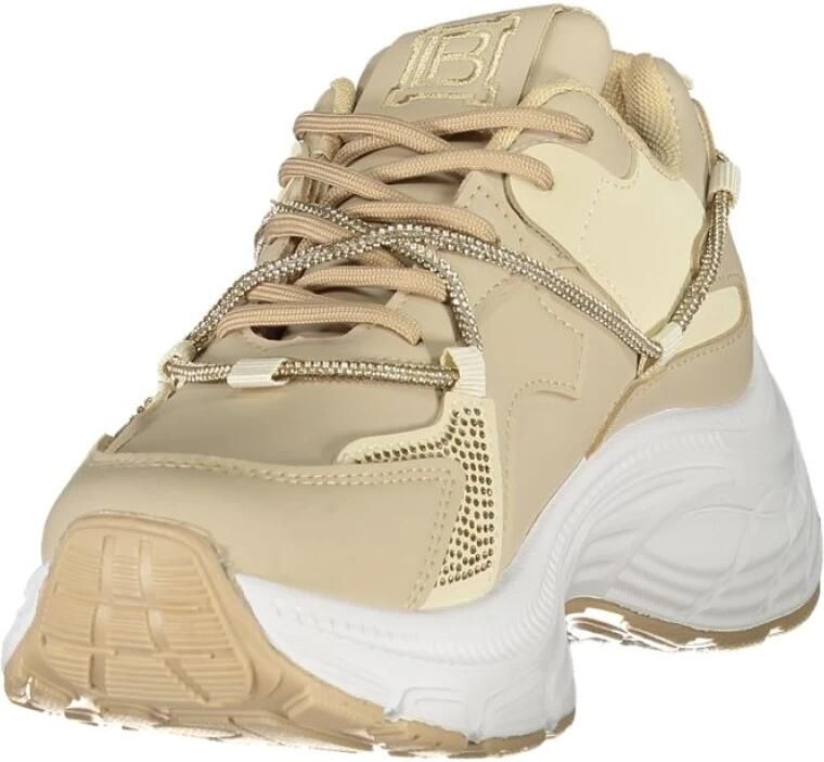 Laura Biagiotti Beige Damessneaker met Strass - Foto 2
