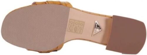 Laura Biagiotti Croco Slippers met Mosterdgespen - Foto 2