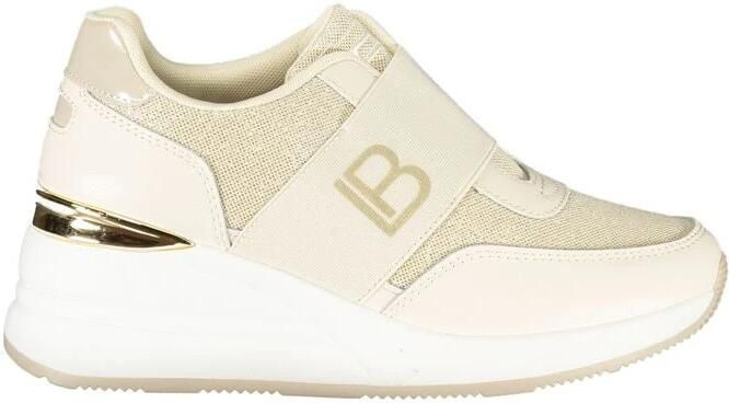 Laura Biagiotti Beige Damesneaker met Platform
