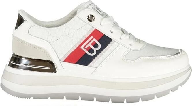 Laura Biagiotti Stijlvol Geborduurde Polyester Sneakers