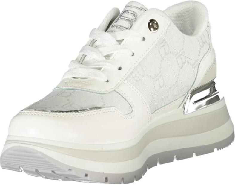 Laura Biagiotti Stijlvol Geborduurde Polyester Sneakers