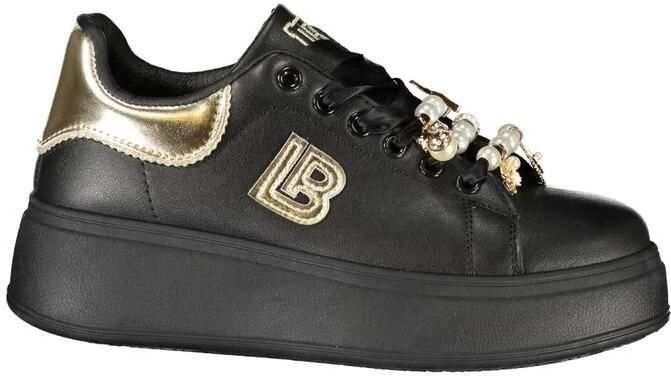 Laura Biagiotti Zwarte Polyester Dames Sneaker