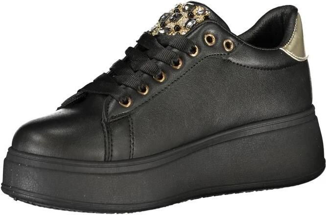 Laura Biagiotti Zwarte Damessneaker met Strass-applicaties - Foto 2