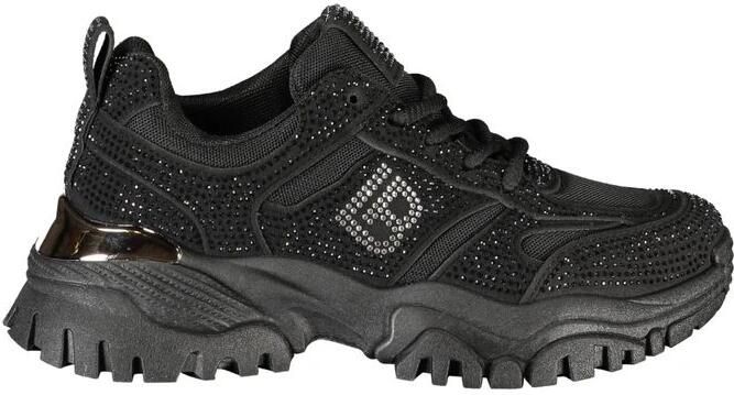 Laura Biagiotti Zwarte Polyurethaan Dames Sneakers