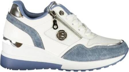 Laura Biagiotti Modieuze Geborduurde Sneakers met Zijrits