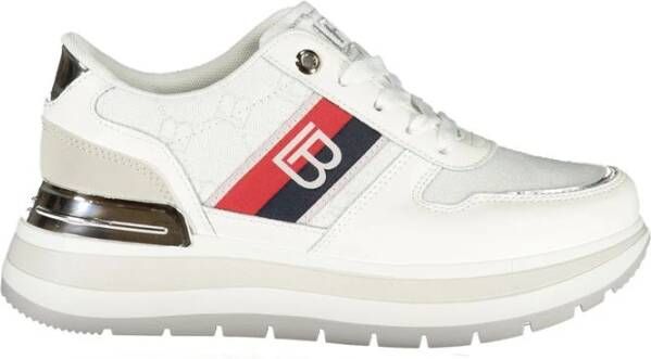 Laura Biagiotti Stijlvol Geborduurde Polyester Sneakers