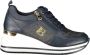 Laura Biagiotti Blauwe Polyester Sneaker Blue Dames - Thumbnail 7
