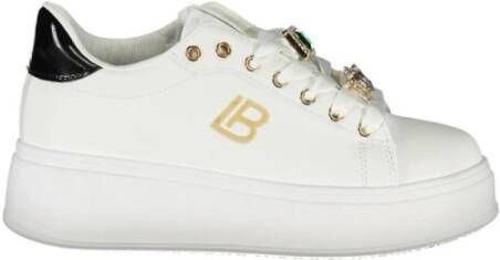 Laura Biagiotti Sneaker met verwijderbare strass en 4 cm sleehak