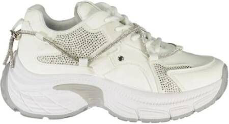Laura Biagiotti Sneakers met strass en platform
