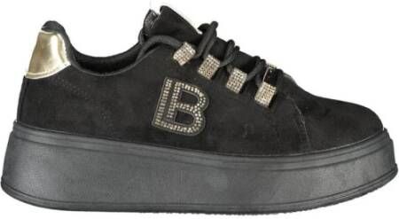 Laura Biagiotti Zwarte Damessneaker met Strass-ornamenten