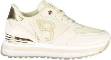 Laura Biagiotti Stijlvolle Polyester Sneakers met Borduursel