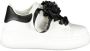 Laura Biagiotti Witte Dames Sneaker met Strass - Thumbnail 1