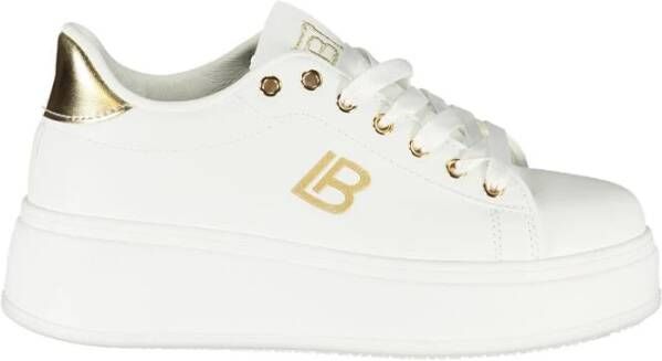 Laura Biagiotti Witte Damessneaker met Strass