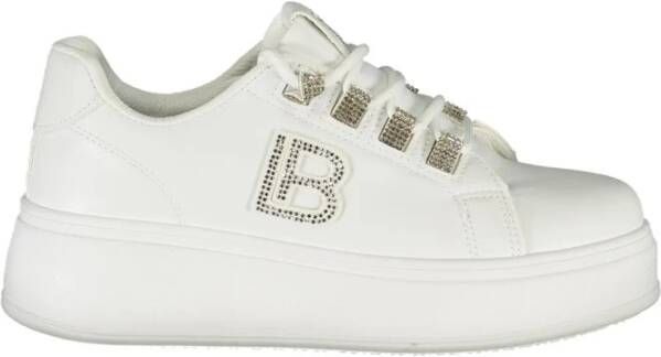Laura Biagiotti Witte Damessneaker met Strass