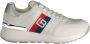 Laura Biagiotti Witte Polyester Sneakers met Veters Contrastdetails Borduursel Logo White Dames - Thumbnail 10