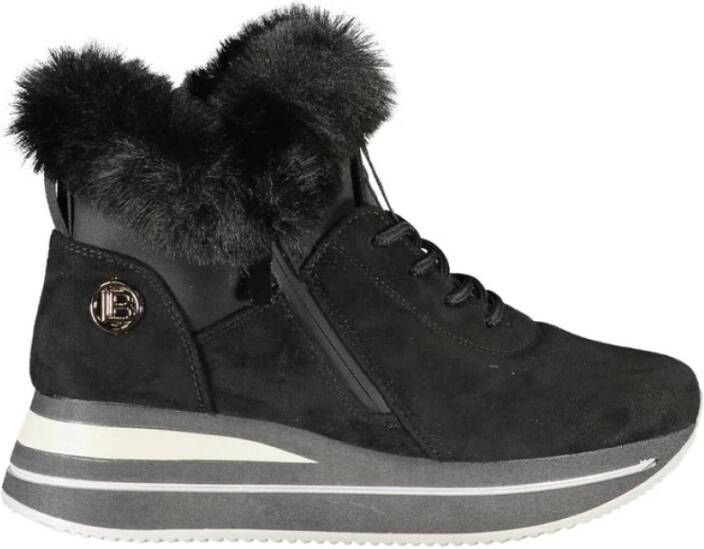 Laura Biagiotti Zwarte Dames Sneaker Enkellaars