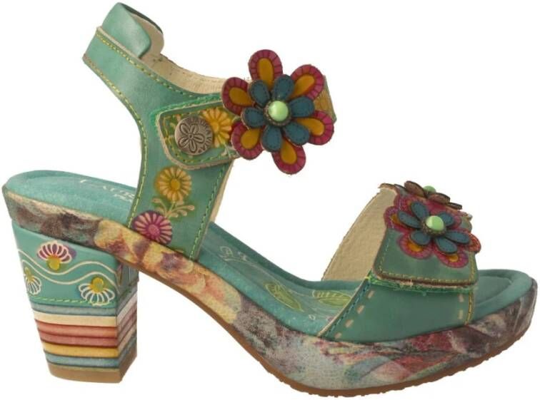 Laura Vita Bloemrijk Multicolor Damessandalen Nellao Model